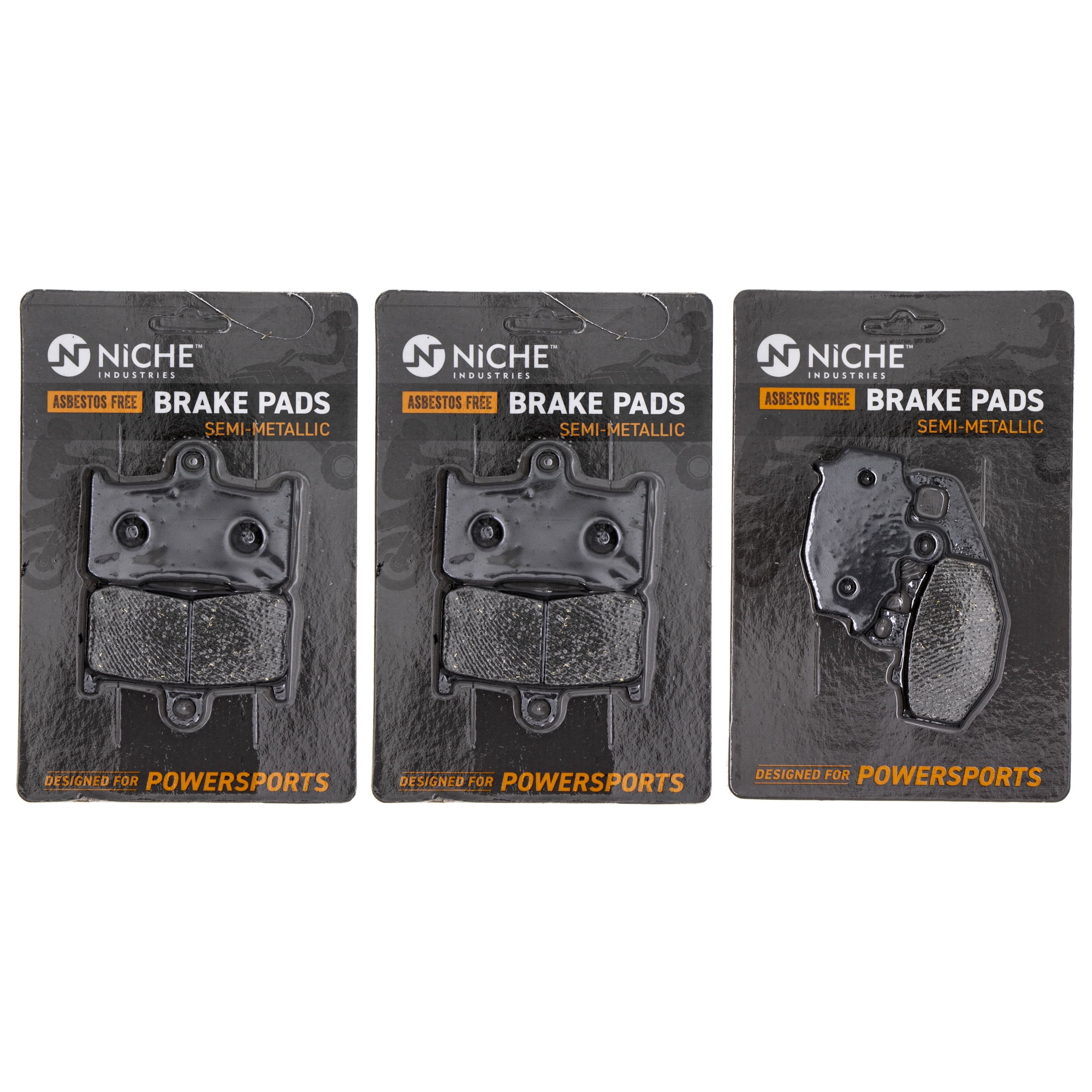 【受注生産品】 Pad Brake Semi-Metallic Niche Set ZX9R Ninja Kawasaki for その他