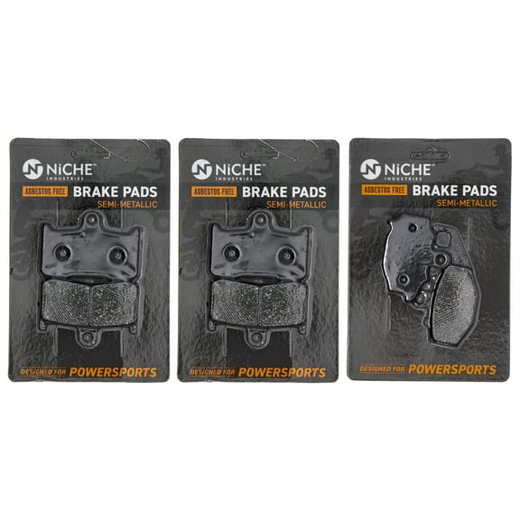 Niche Semi-Metallic Brake Pad Set for Kawasaki Ninja ZX9R Motorcycle MK1002557