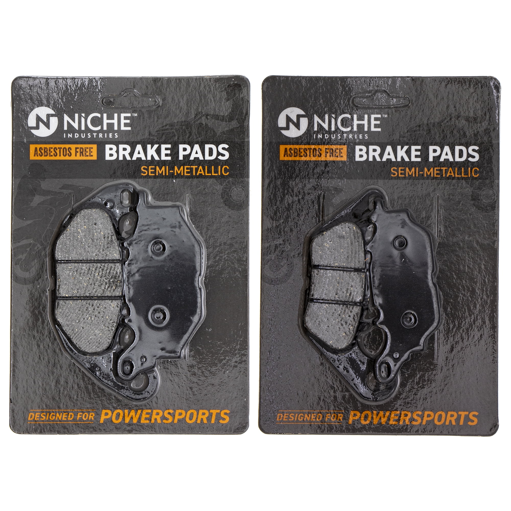 NICHE Semi-Metallic Brake Pad & Shoe Set | Fits Suzuki Boulevard S40/Savage 650 (Front & Rear) - View #2