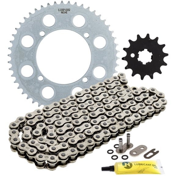 Niche Sprocket Chain Set Kawasaki KX80 KX85 14/50 Tooth 420 O-Ring Front Rear MK1013170