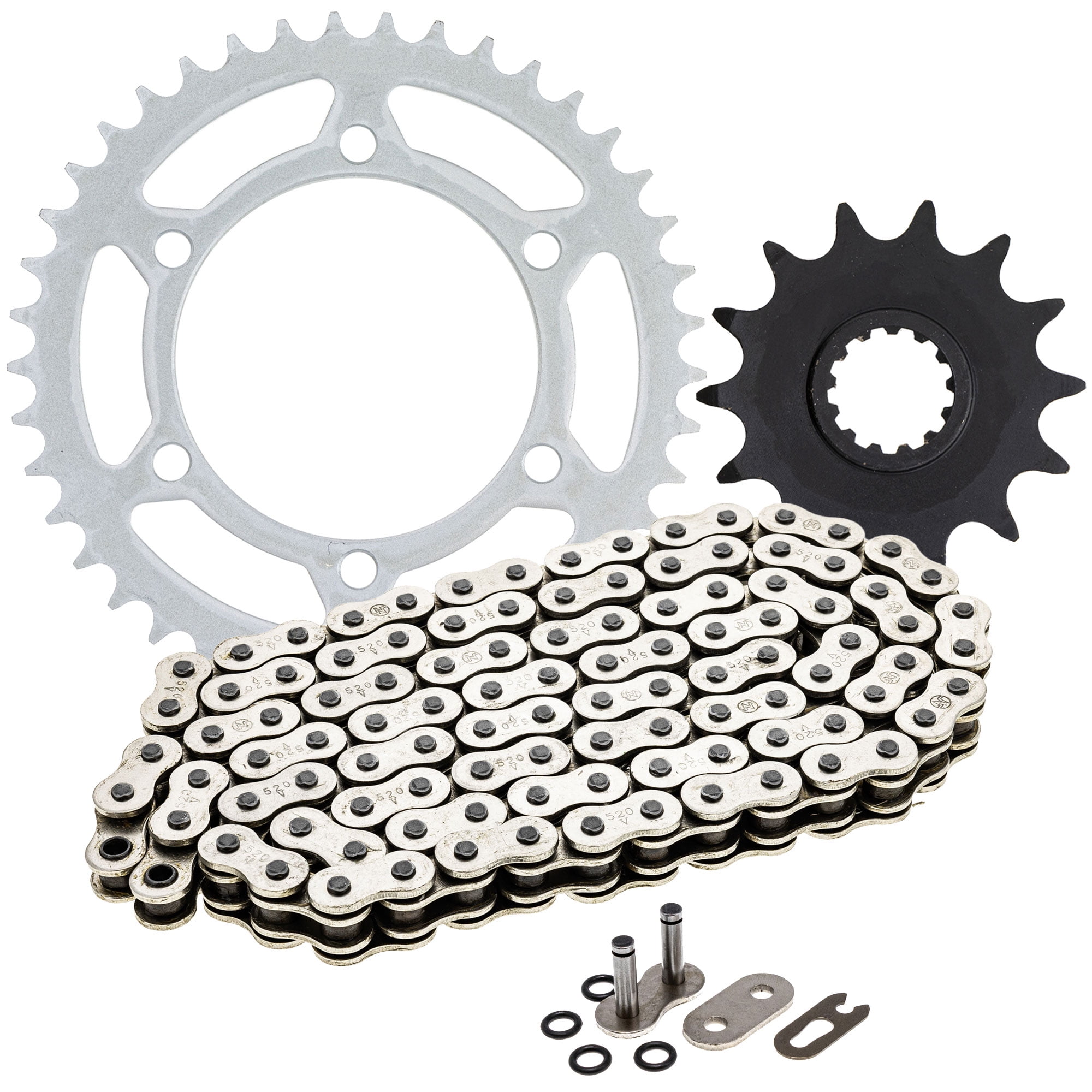 Niche Sprocket Chain Set Kawasaki Ninja 400 14/41 Tooth 520 O-Ring