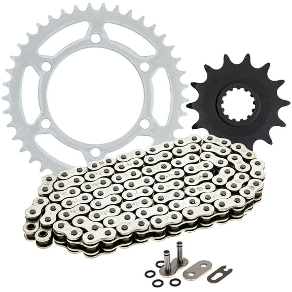 Niche Sprocket Chain Set Kawasaki Ninja 400 14/41 Tooth 520 O-Ring Front Rear MK1013171