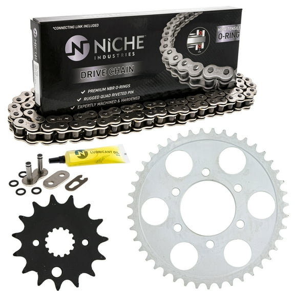 Niche Sprocket Chain Set for 1990-91 Suzuki GSXR750 15/43T 530 O-Ring Motorcycle MK1004539