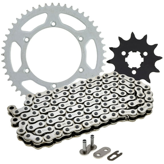 Niche Sprocket Chain Set for 1994-95 2002-02 Kawasaki KX125 12/49T 520 Motorcycle MK1003656