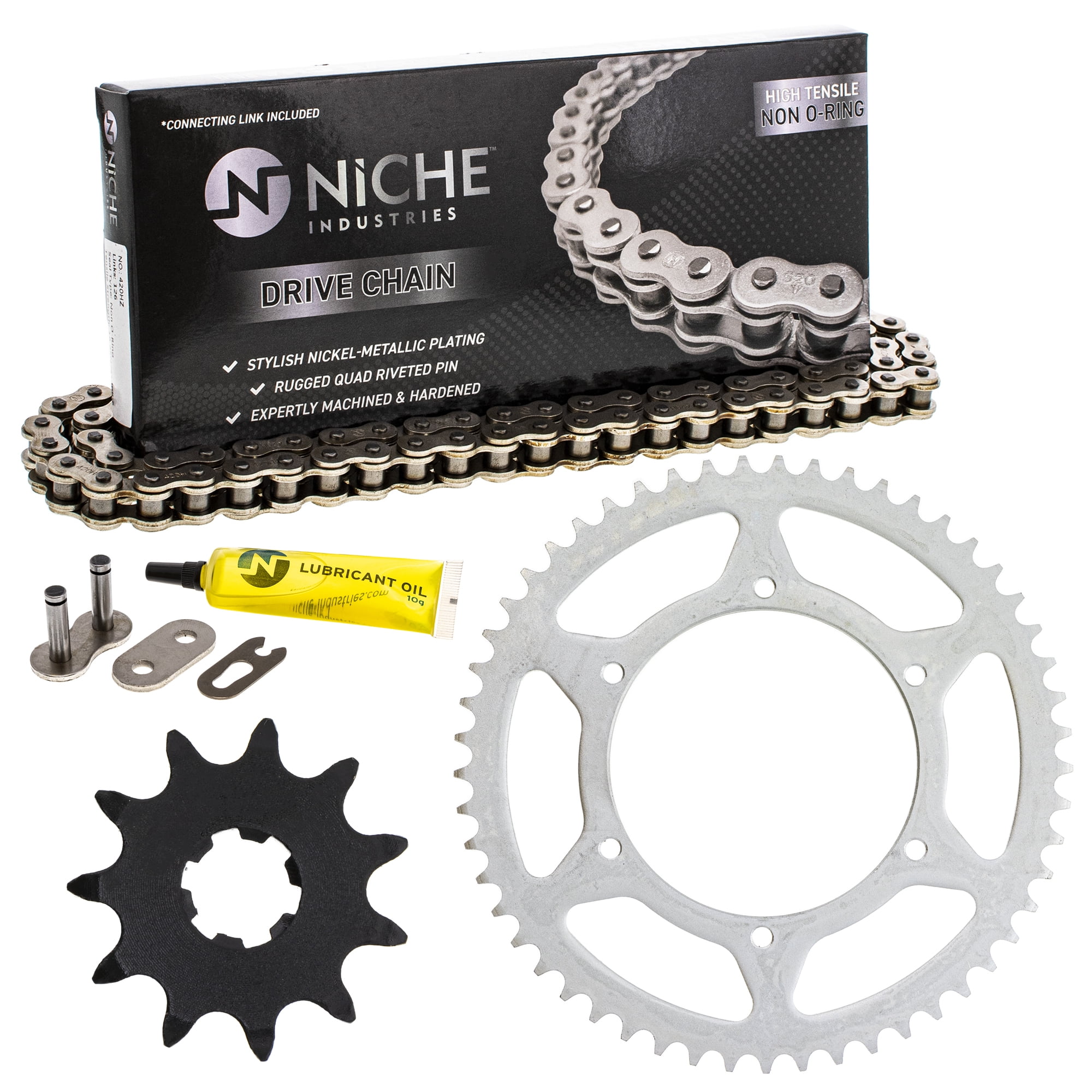 その他 yahiro Niche Sprocket Chain Set for Yamaha YZ80 13/44T 428