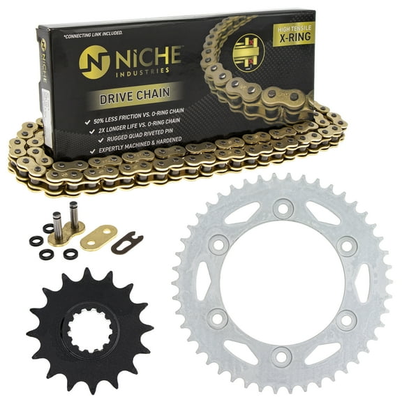 Niche Sprocket Chain Set for Honda CBR600F 16/46T 520 X-Ring Motorcycle MK1004631
