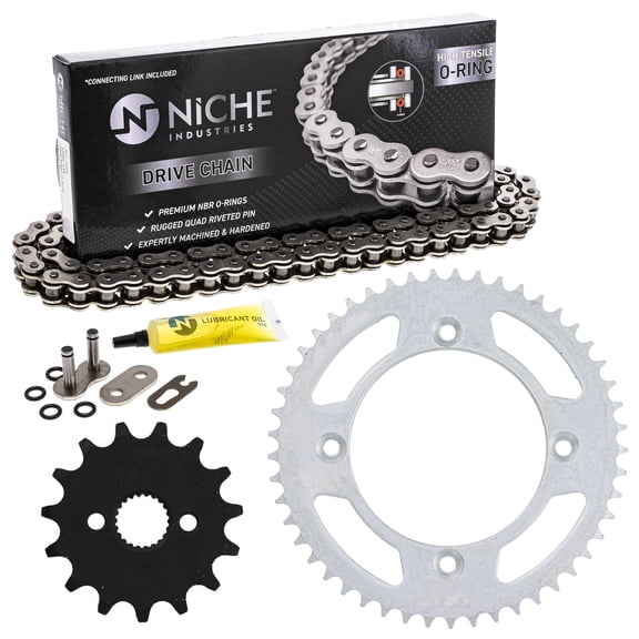 Niche Sprocket Chain Set for Honda CR80R 15/49T 420 O-Ring Motorcycle MK1004555