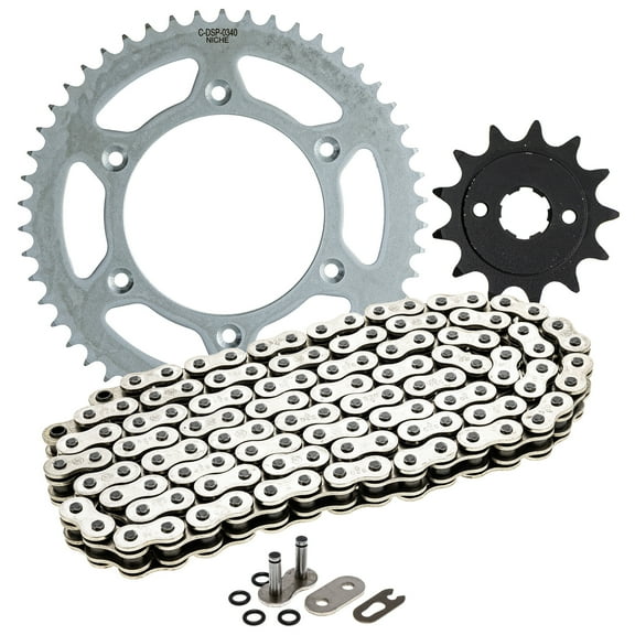 Niche Sprocket Chain Set for Honda CRF230F 13/50 Tooth 520 O-Ring Front Rear MK1013198