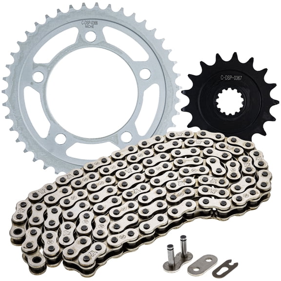 Niche Sprocket Chain Set for Honda NC750X 17/43 Tooth 520 Front Rear Kit MK1013124