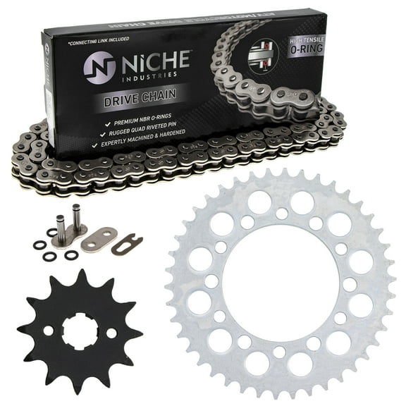 Niche Sprocket Chain Set for Honda TRX200 12/42T 520 O-Ring ATV MK1004417