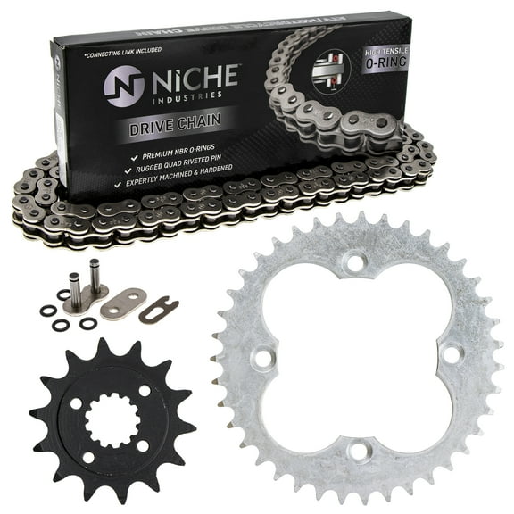Niche Sprocket Chain Set for Honda TRX450R TRX450ER 14/39T 520 O-Ring ATV MK1004472