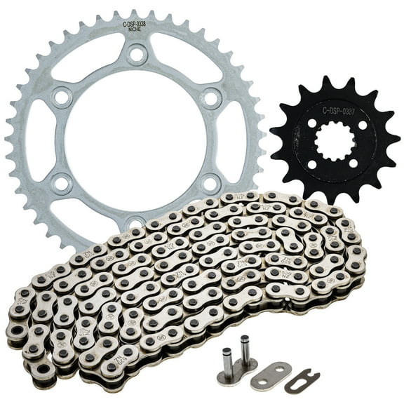 Niche Sprocket Chain Set for Honda XR650L 15/45 Tooth 520 Front Rear Kit MK1013126