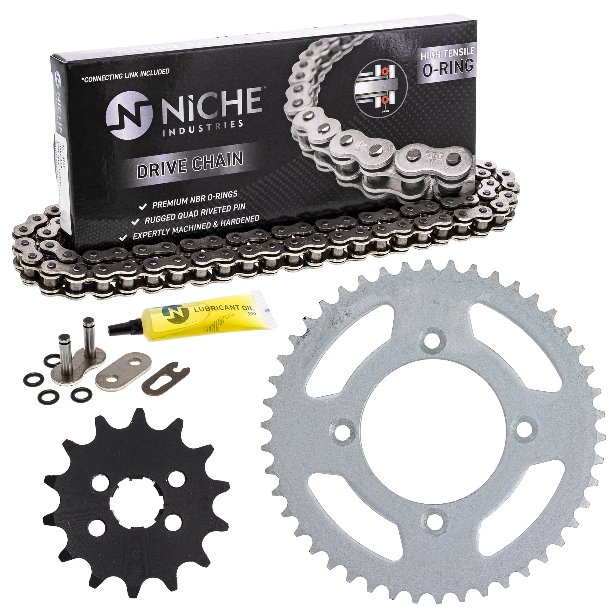 O-Ring Drive Chain & Sprockets Kit For Honda CBR600RR 2003-2006 - 525-120 Chain By Caltric