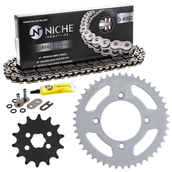 Niche Sprocket Chain Set for Honda XR80R 14/46T 420 O-Ring Motorcycle MK1004441