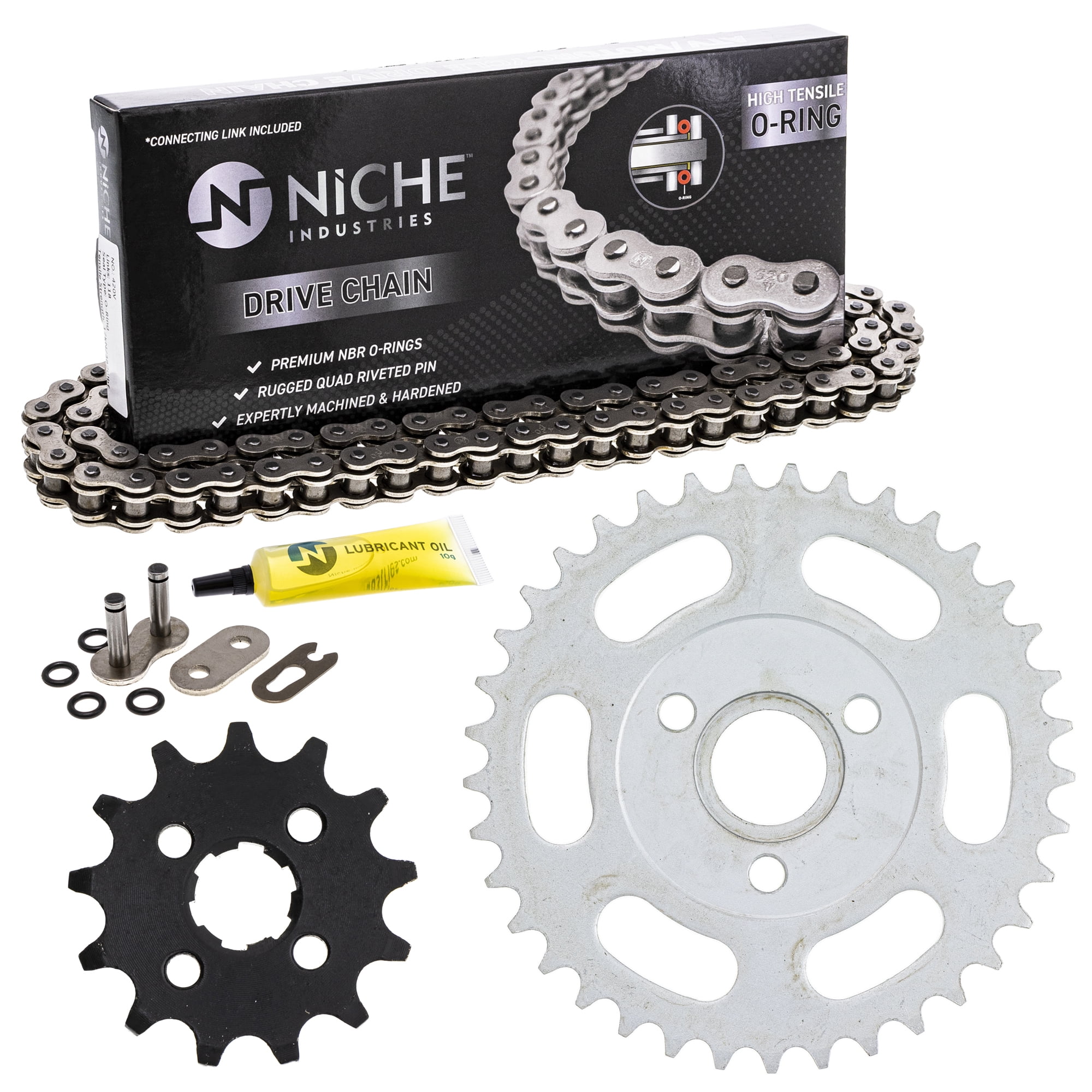 Niche Sprocket Chain Set for Honda Z50 13/37T 420 X-Ring