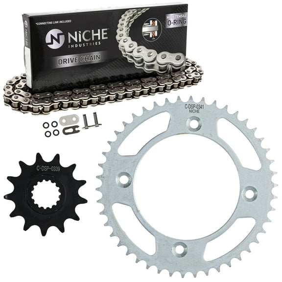 Niche Sprocket Chain Set for KTM 85 17/14 SX 13/46 Tooth 428 O-Ring Front Rear MK1013158