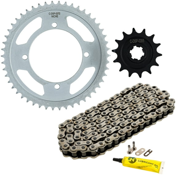 Niche Sprocket Chain Set for Kawasaki KLX140 14/50 Tooth 428 Front Rear Kit MK1013096