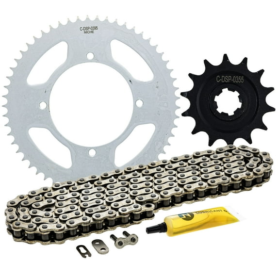 Niche Sprocket Chain Set for Kawasaki KLX140G 14/57 Tooth 428 Front Rear Kit MK1014420