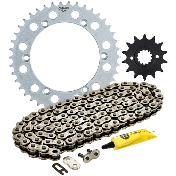 Niche Sprocket Chain Set for Kawasaki KLX250 14/42 Tooth 520 Front Rear Kit MK1013097