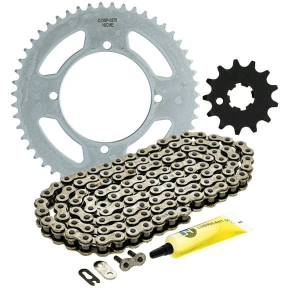 Niche Sprocket Chain Set for Kawasaki KX100 KX112 13/51 Tooth 420 Front Rear Kit MK1013099