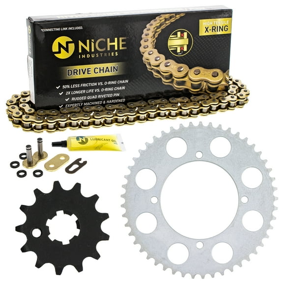 Niche Sprocket Chain Set for Kawasaki KX80 13/49T 420 X-Ring Motorcycle MK1004967