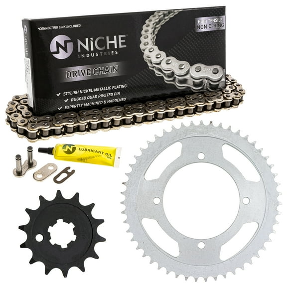 Niche Sprocket Chain Set for Kawasaki KX80 14/51T 428 Motorcycle MK1003862