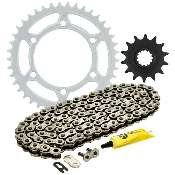 Niche Sprocket Chain Set for Kawasaki Ninja 400 14/41 Tooth 520 Front Rear Kit MK1013101