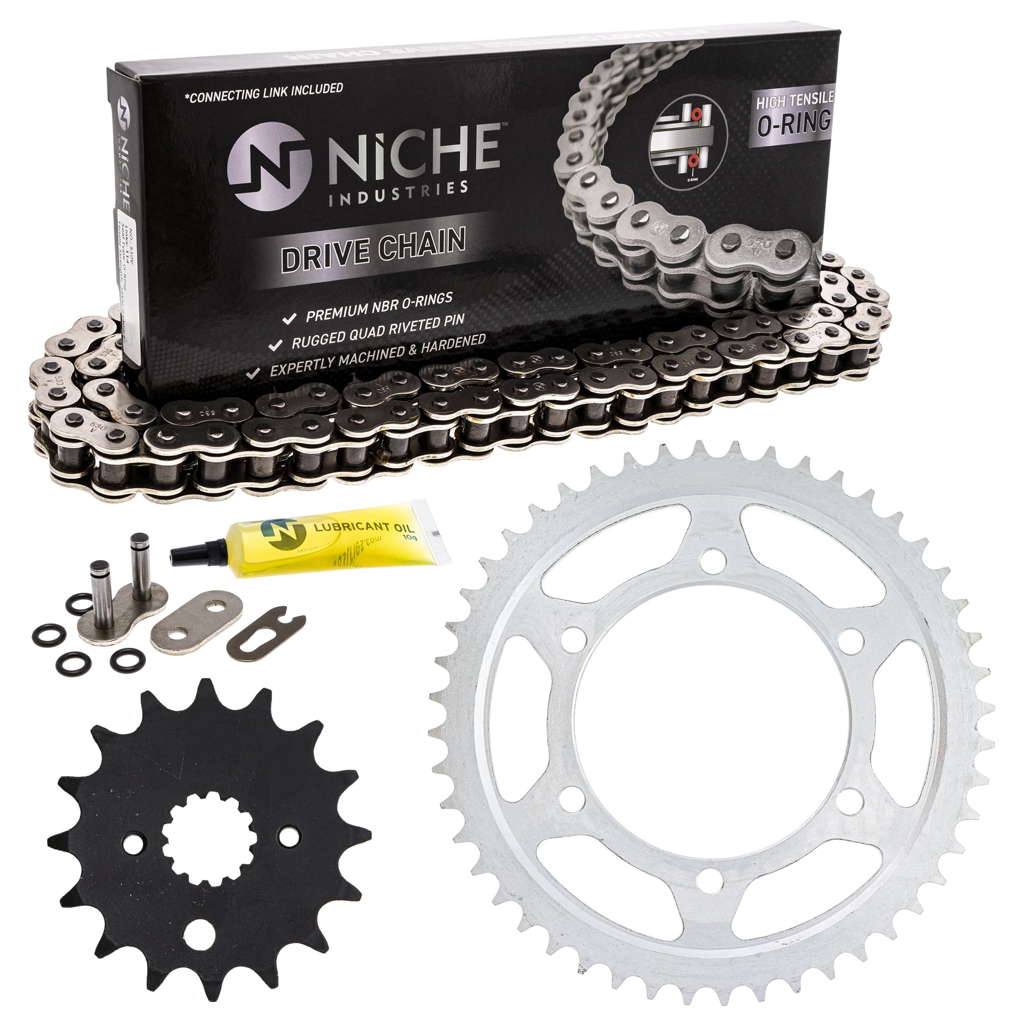 Niche Sprocket Chain Set for Kawasaki Ninja ZX6 16/48T 530