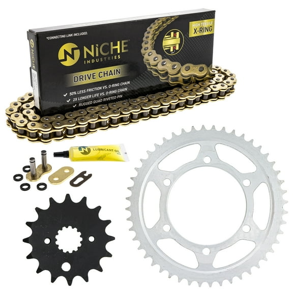 Niche Sprocket Chain Set for Kawasaki Ninja ZX6 16/48T 530 X-Ring Set Motorcycle MK1004935