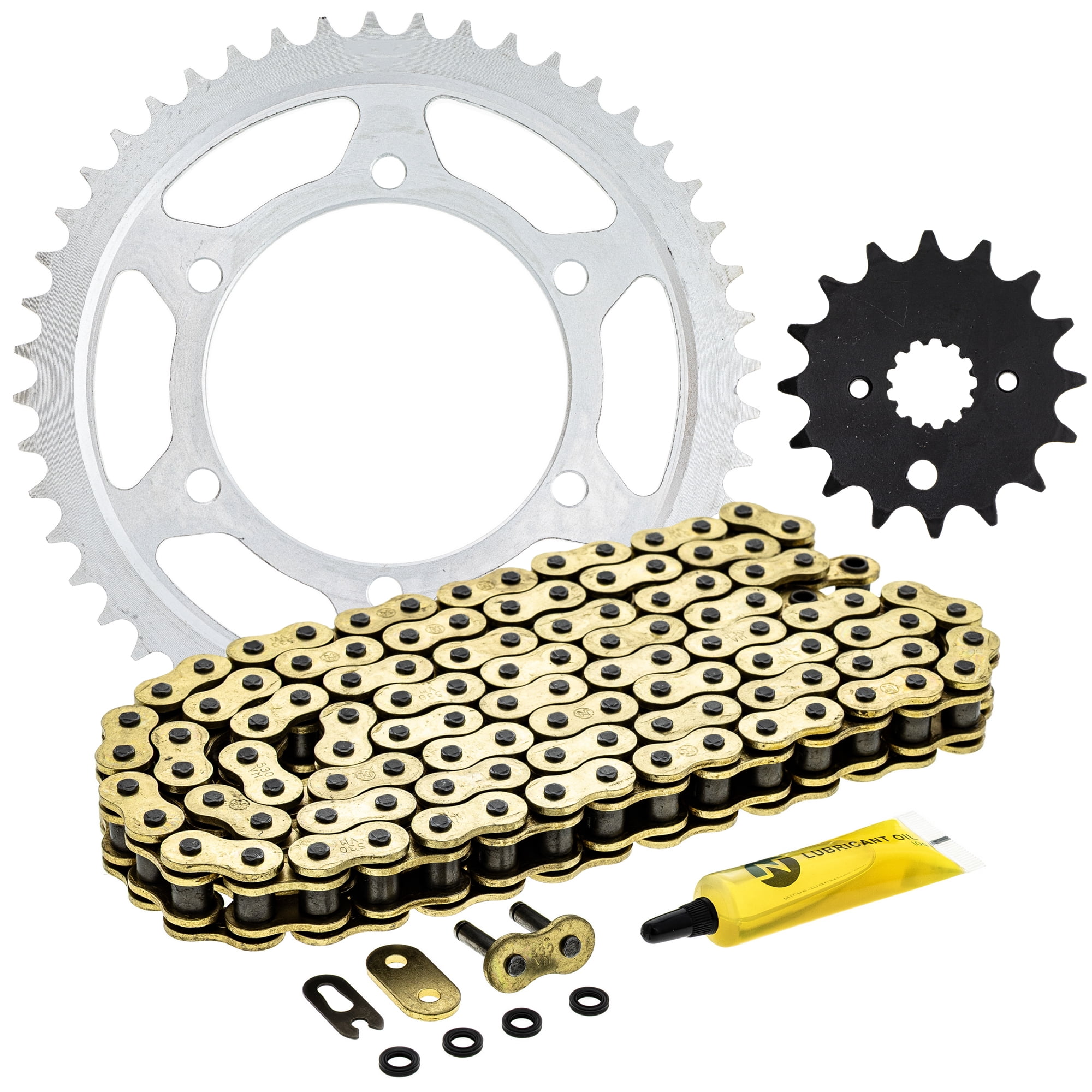 Niche Sprocket Chain Set for Kawasaki Ninja ZX6 16/48T 530 X-Ring