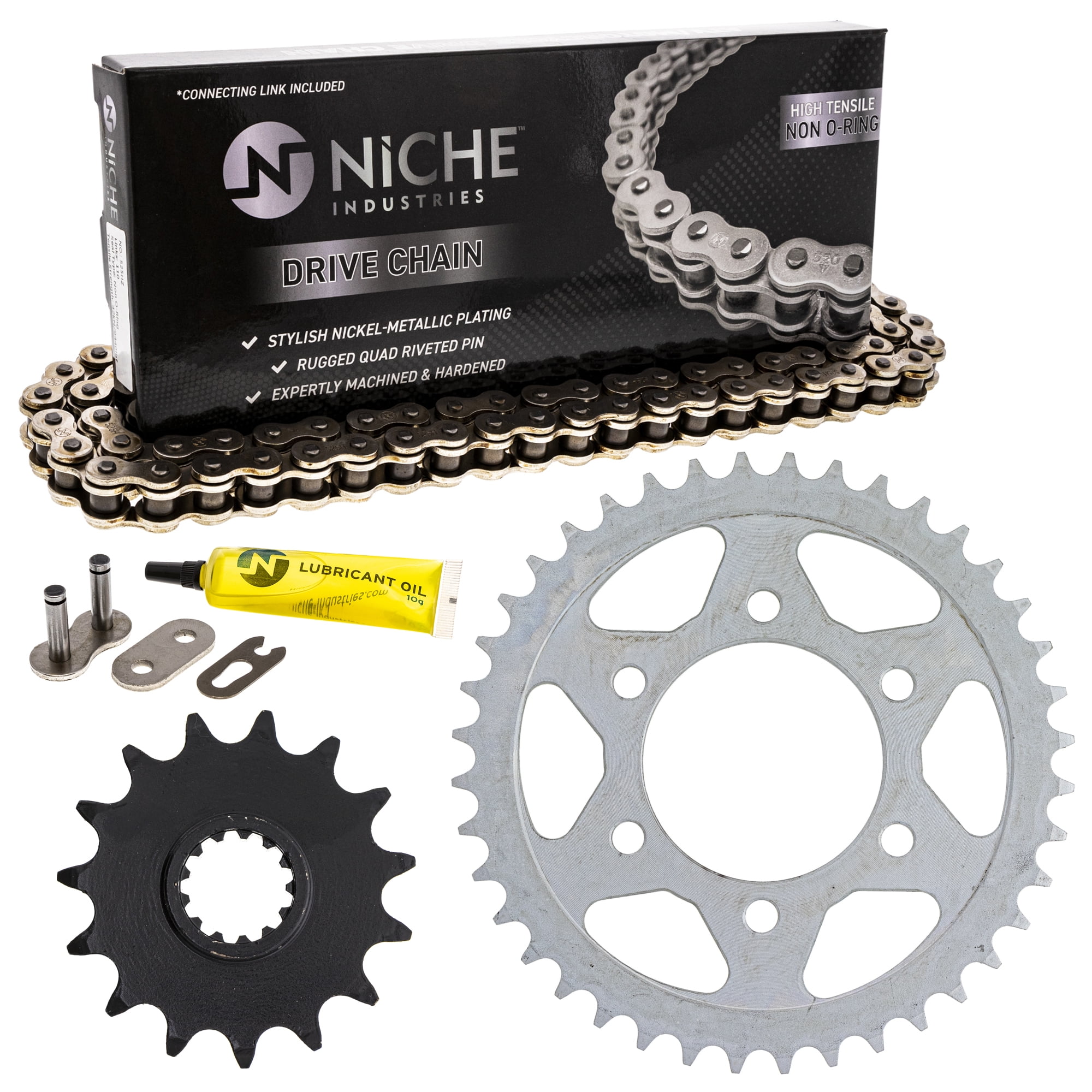 150セット売り Amazon.com: NICHE Drive Sprocket Chain Combo for Kawasaki