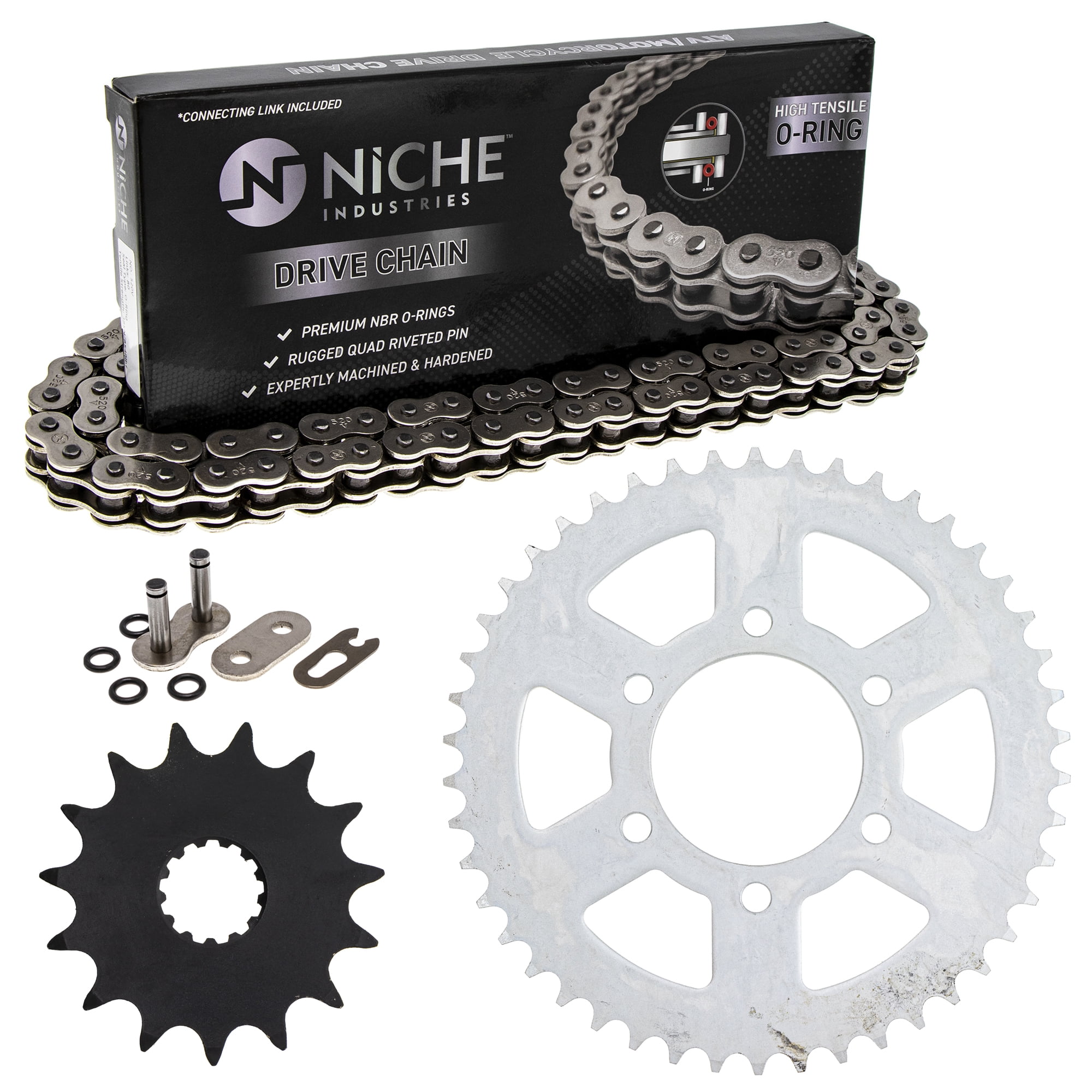 Niche Sprocket Chain Set for Kawasaki Ninja ZX6 16/48T 530