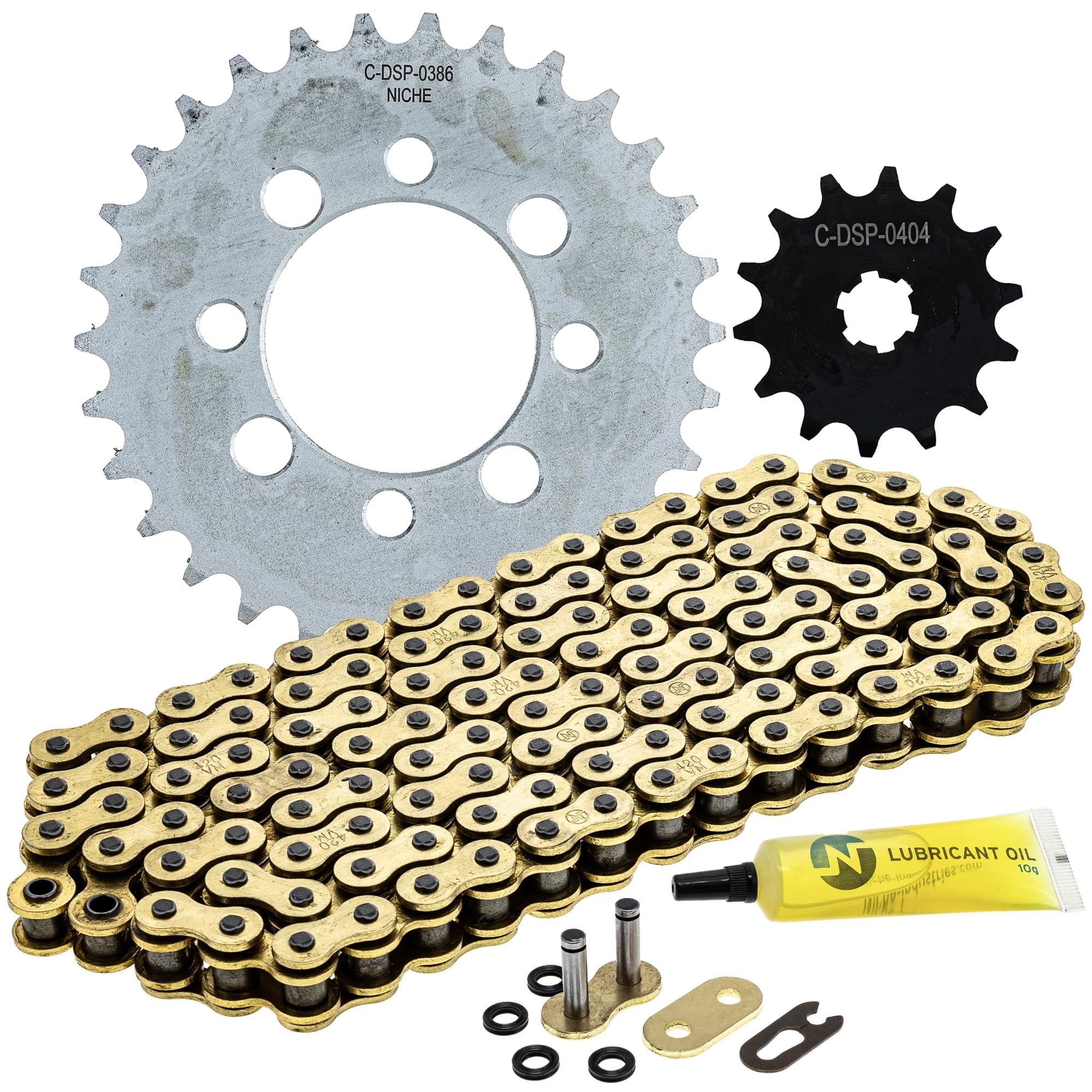 Niche Sprocket Chain Set for Kawasaki Z125 Pro 14/30 Tooth 420