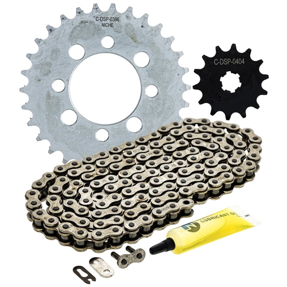 Niche Sprocket Chain Set for Kawasaki Z125 Pro 14/30 Tooth 420 Front Rear MK1014382
