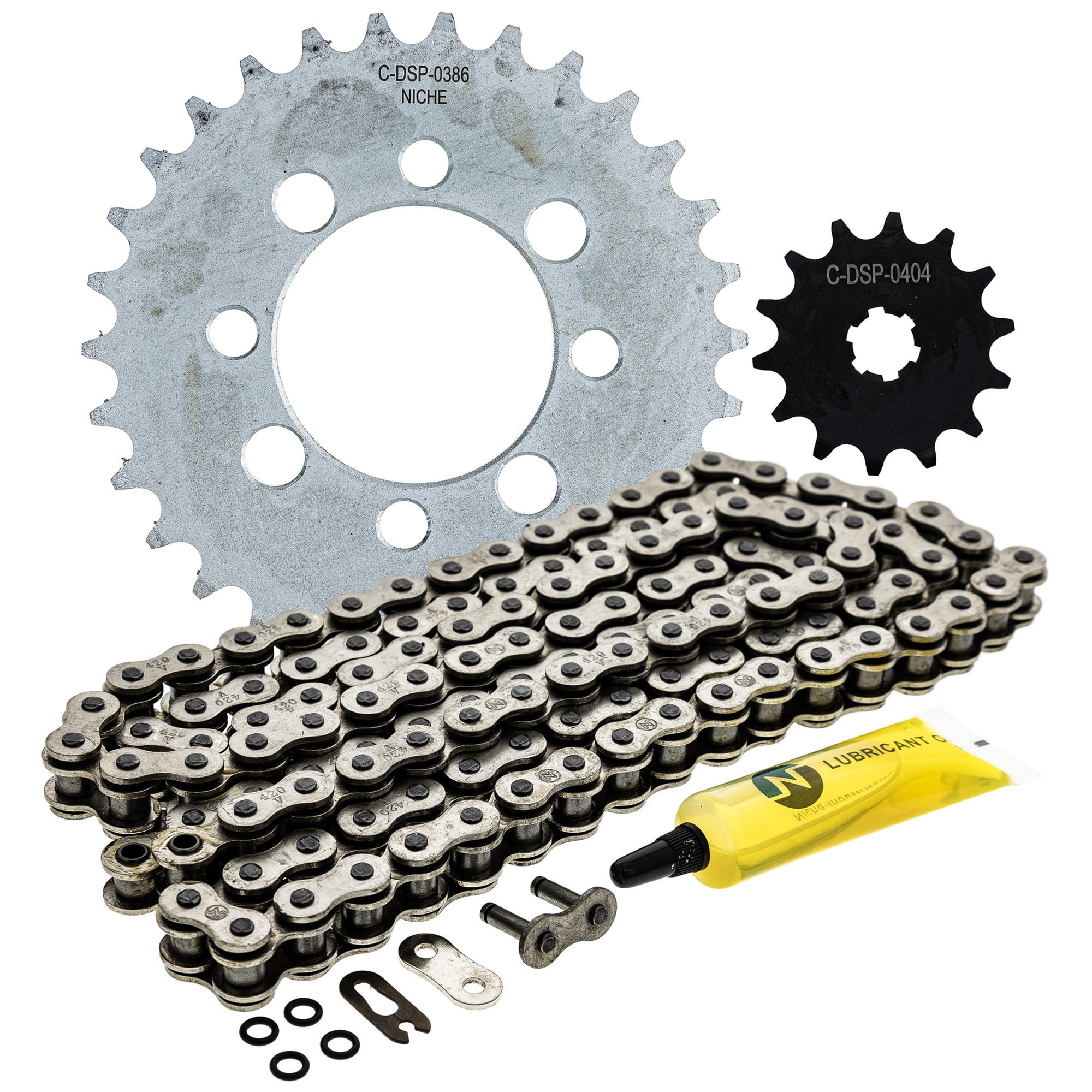 Niche Sprocket Chain Set for Kawasaki Z125 Pro 14/30 Tooth 420 X