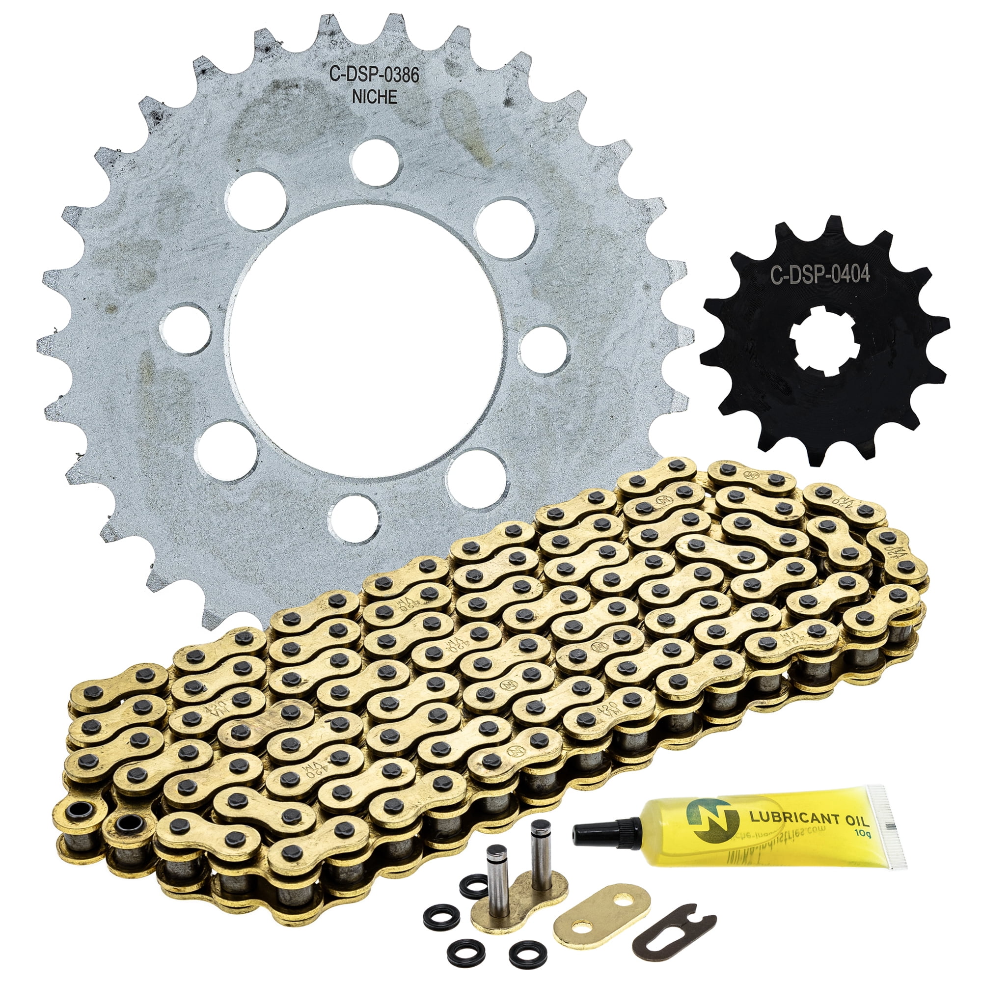 Niche Sprocket Chain Set for Kawasaki Z125 Pro 14/30 Tooth 420 X