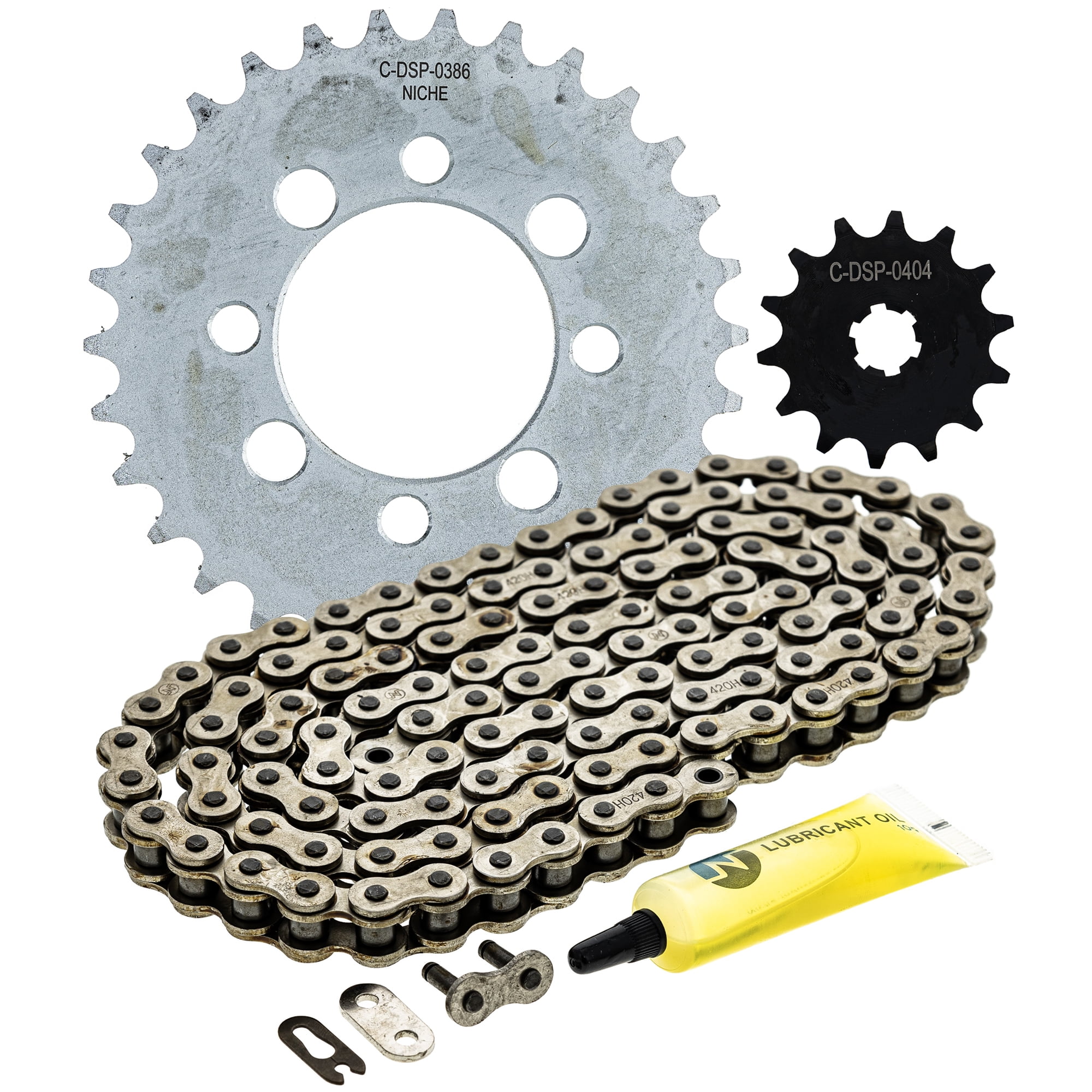 Niche Sprocket Chain Set for Kawasaki Z125 Pro 14/30 Tooth 420 X