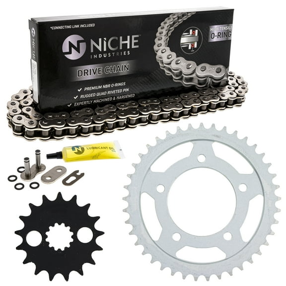 Niche Sprocket Chain Set for Kawasaki ZZR1400 17/41T 530 O-Ring Motorcycle MK1004481