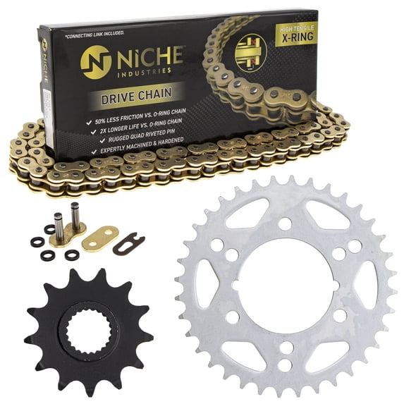 Niche Sprocket Chain Set for Polaris Scrambler 400 13/36T 520 X-Ring ATV MK1005077