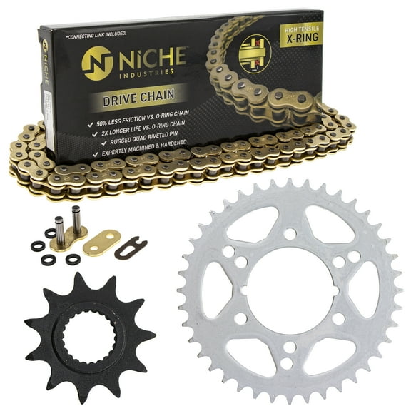 Niche Sprocket Chain Set for Polaris Trail Boss 330 325 11/40T 520 X-Ring ATV MK1005071