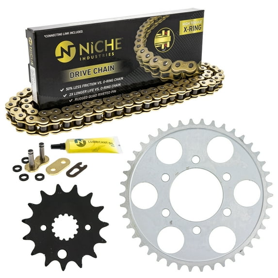 Niche Sprocket Chain Set for Suzuki GSX750 15/42T 530 X-Ring Motorcycle MK1004933