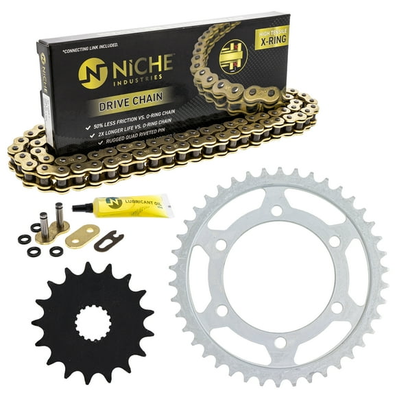 Niche Sprocket Chain Set for Suzuki GSXR1000 17/42 Tooth 530 X-Ring Motorcycle MK1004988
