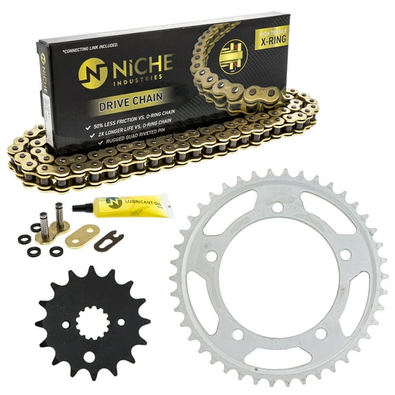 Niche Sprocket Chain Set for Suzuki GSXR1000 17/42T 530 X-Ring Motorcycle MK1004870
