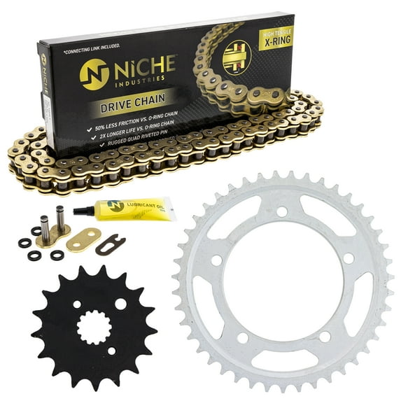 Niche Sprocket Chain Set for Suzuki GSXR1000 17/43T 530 X-Ring Motorcycle MK1004938