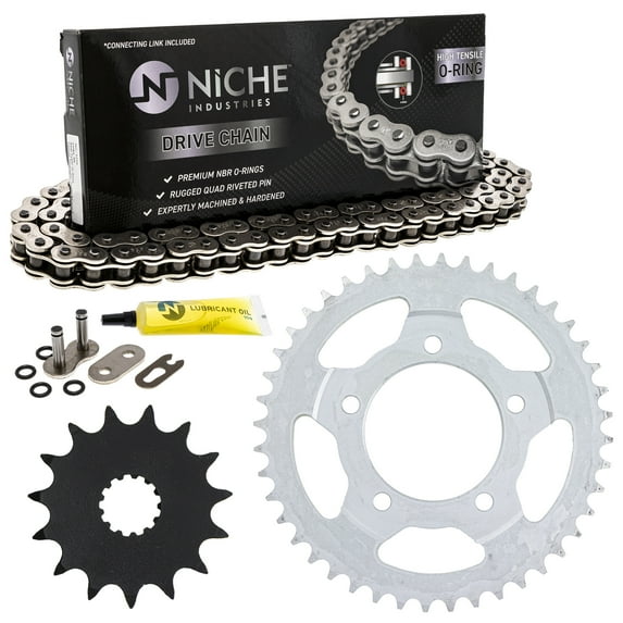 Niche Sprocket Chain Set for Suzuki SV650A 15/44T 525 O-Ring Motorcycle MK1004392