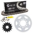 thumbnail image 1 of Niche Sprocket Chain Set for Yamaha DT125 15/45T 428 O-Ring Motorcycle MK1004401, 1 of 9