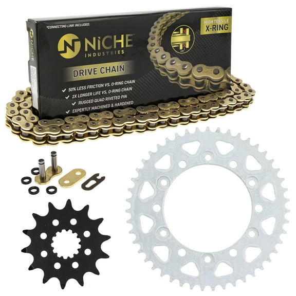 Niche Sprocket Chain Set for Yamaha FZ400 14/47T 520 X-Ring Motorcycle MK1004691