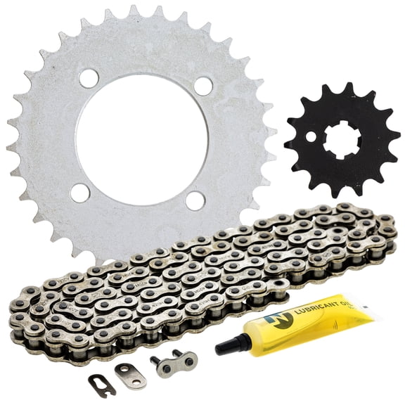Niche Sprocket Chain Set for Yamaha LB50 Chappy 14/32T 420 Motorcycle MK1004041
