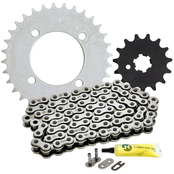 Niche Sprocket Chain Set for Yamaha PW80 Y-Zinger 15/32T 420 Motorcycle MK1004018