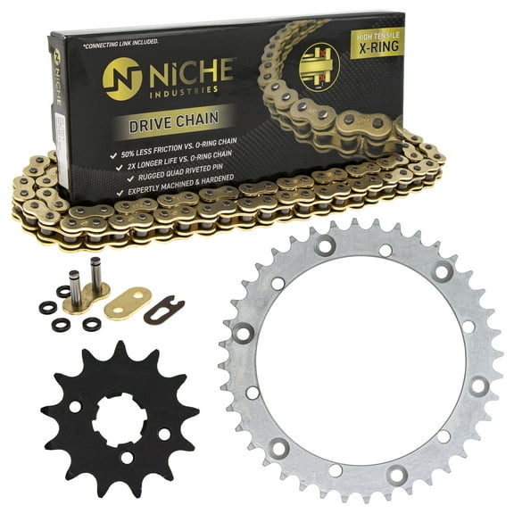 Niche Sprocket Chain Set for Yamaha Warrior 350 13/40T 520 X-Ring ATV MK1004778